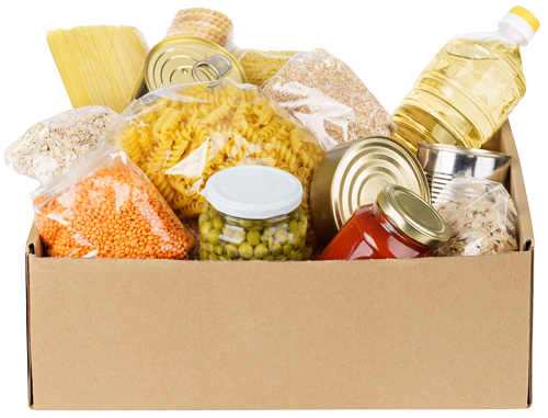 boxed food goods