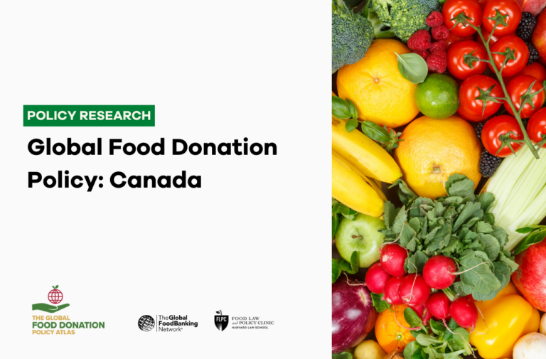The Global Food Donation Policy Atlas: Canada | The Global FoodBanking ...